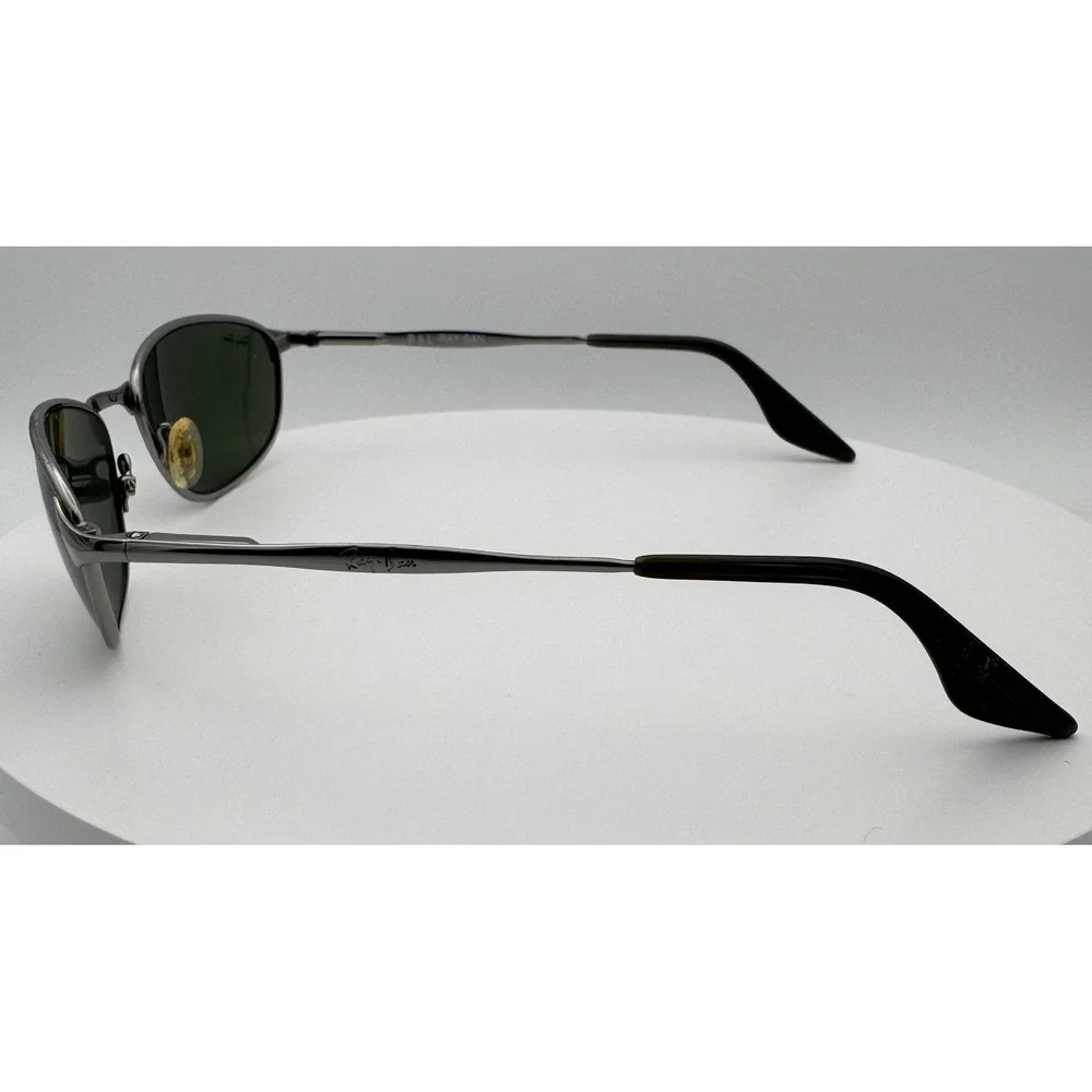 Ray Ban RB3023 Highstreet Sunglasses Italy W/ Green Lens Bausch Lomb Retro Flaw